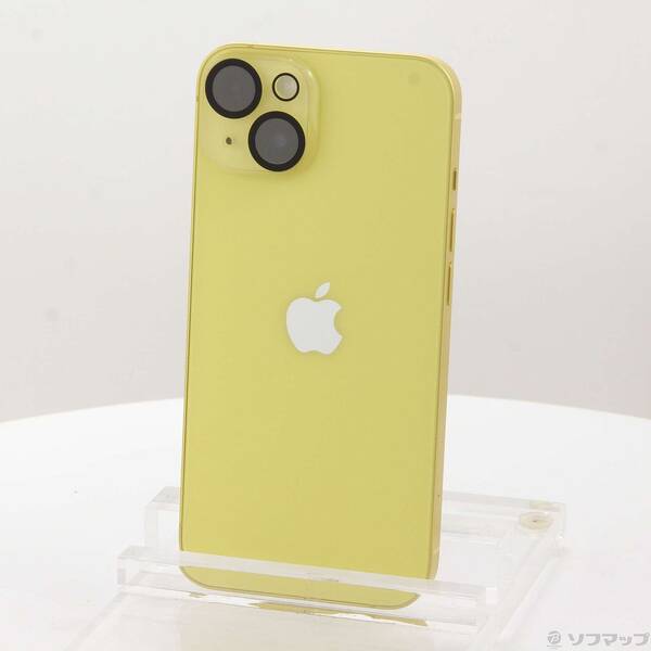 【中古】Apple(アップル) iPhone14 128GB イエロー MR3Q3J／A SIMフリー 【368-ud】