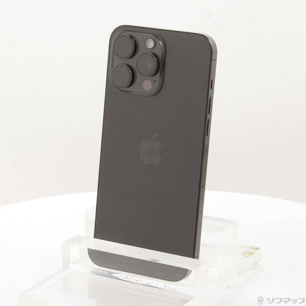 【中古】Apple(アップル) iPhone15 Pro Max 256GB ブラックチタニウム MU6P3J／A SIMフリー 【276-ud】｜ソフマップ中古専門店
