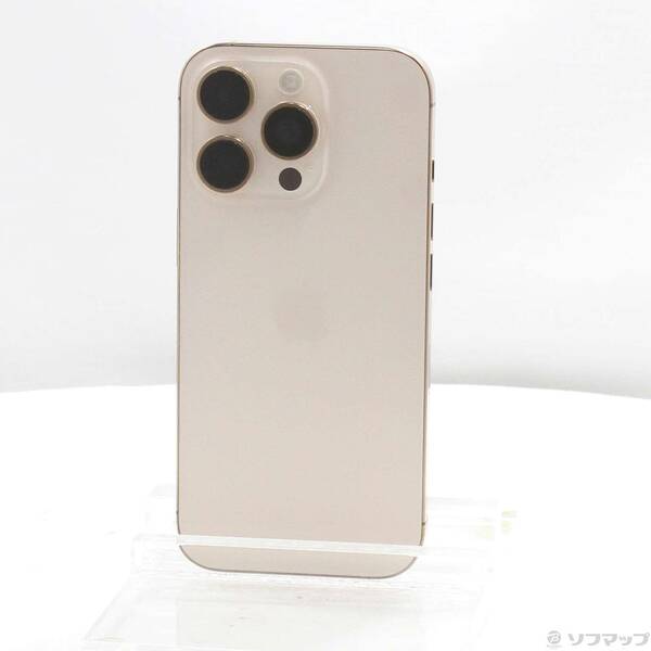 【中古】Apple(アップル) iPhone16 Pro 256GB デザートチタニウム MYN23J／A SIMフリー 【371-ud】