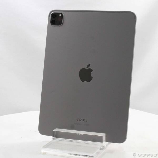 【中古】Apple(アップル) iPad Pro 11インチ 第4世代 512GB スペースグレイ MNXH3J／A Wi-Fi 【371-ud】
