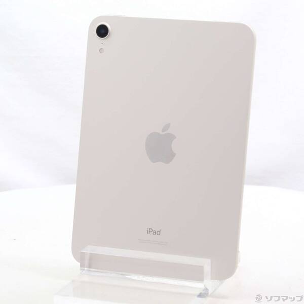 【中古】Apple(アップル) iPad mini 第6世代 256GB スターライト FK7V3J／A Wi-Fi 【377-ud】