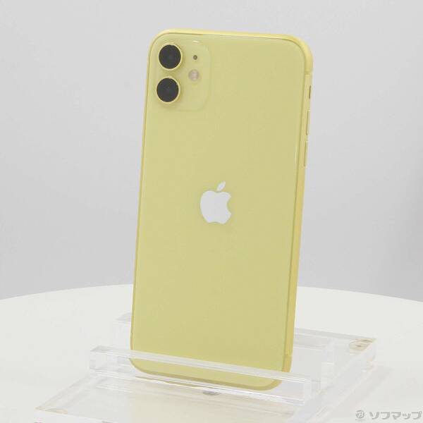 【中古】SoftBank iPhone11 128GB イエロー MWM42J／A SoftBank 【247-ud】