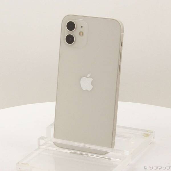 【中古】Apple(アップル) iPhone12 64GB ホワイト MGHP3J/A SIMフリー 【349-ud】