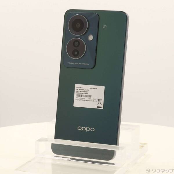 【中古】ワイモバイル OPPO Reno11 A 128GB ダークグリーン YMOPRENO11A Y!mobile SIMフリー 【262-ud】