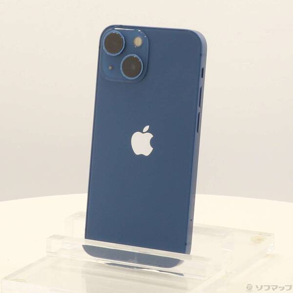 【中古】Apple(アップル) iPhone13 mini 256GB ブルー MLJN3J/A SIMフリー 【258-ud】