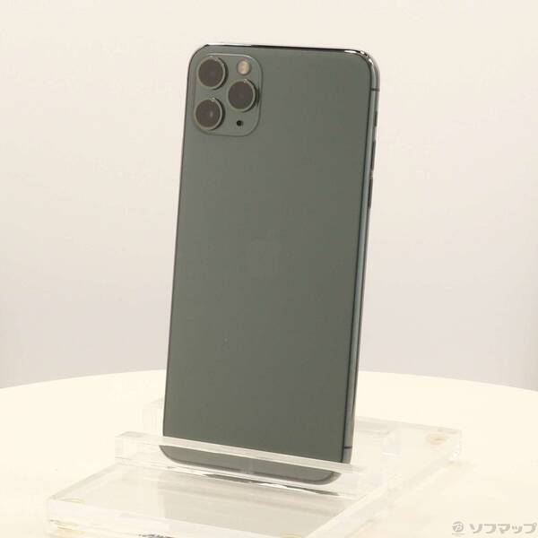 【中古】Apple(アップル) iPhone11 Pro Max 512GB ミッドナイトグリーン MWHR2J／A SIMフリー 【276-ud】 42,845円