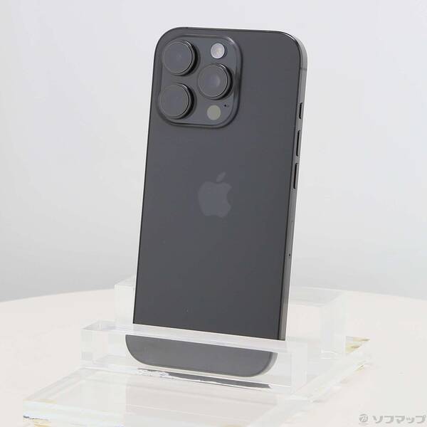 【中古】Apple(アップル) iPhone16 Pro 512GB ブラックチタニウム MYN43J／A SIMフリー 【295-ud】
