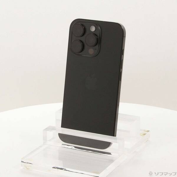 【中古】Apple(アップル) iPhone16 Pro 512GB ブラックチタニウム MYN43J／A SIMフリー 【305-ud】