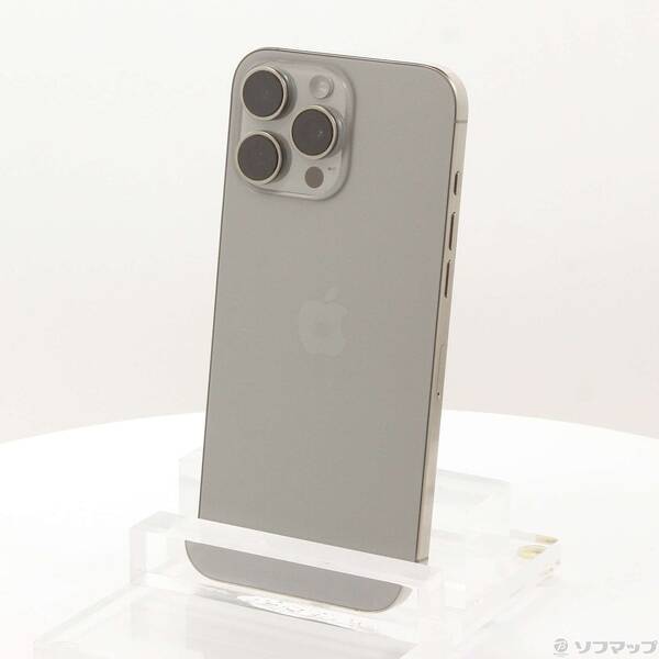 【中古】Apple(アップル) iPhone16 Pro Max 256GB ナチュラルチタニウム MYWK3J／A SIMフリー 【349-ud】