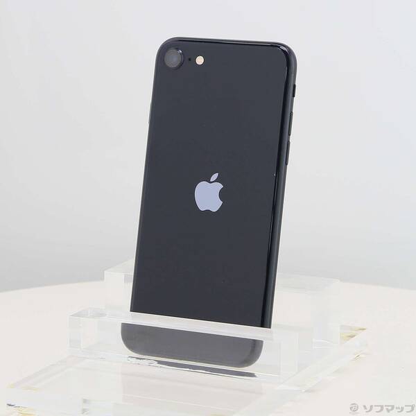 【中古】Apple(アップル) iPhone SE 第3世代 128GB ミッドナイト MMYF3J／A SIMフリー 【377-ud】