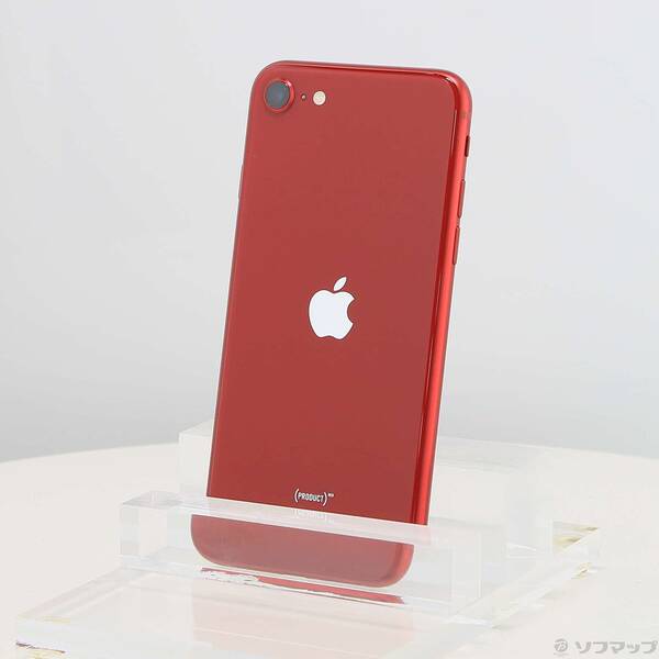 【中古】Apple(アップル) iPhone SE 第3世代 128GB プロダクトレッド MMYH3J／A SIMフリー 【269-ud】