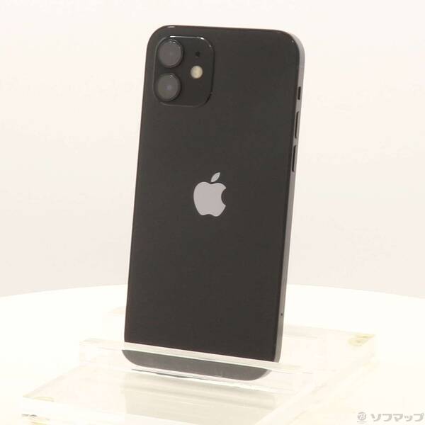 【中古】Apple(アップル) iPhone12 64GB ブラック MGHN3J／A SIMフリー 【349-ud】