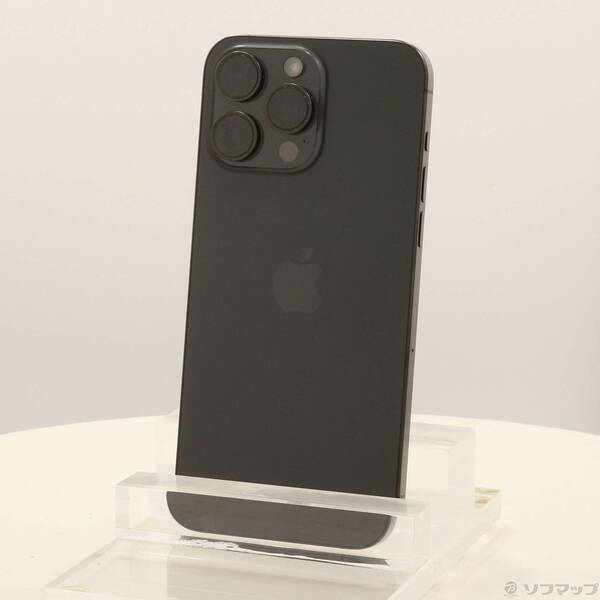 【中古】Apple(アップル) iPhone15 Pro Max 512GB ブラックチタニウム MU6U3J／A SIMフリー 【348-ud】