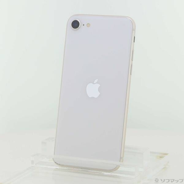 【中古】Apple(アップル) iPhone SE 第3世代 64GB スターライト MMYD3J／A SIMフリー 【269-ud】