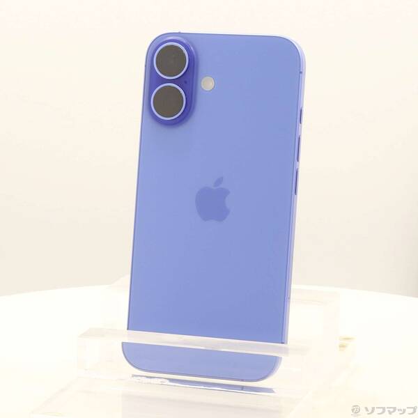 【中古】Apple(アップル) iPhone16 128GB ウルトラマリン MYDU3J／A SIMフリー 【269-ud】