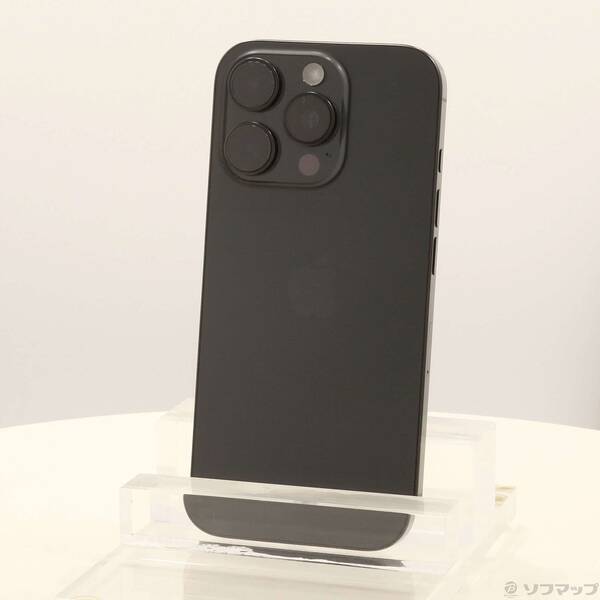 【中古】Apple(アップル) iPhone16 Pro 128GB ブラックチタニウム MYMV3J／A SIMフリー 【352-ud】