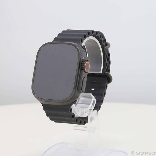 【中古】Apple(アップル) Apple Watch Ultra 3 GPS + Cellular 49mm ブラックチタニウムケース ブラックオーシャンバンド 【258-ud】