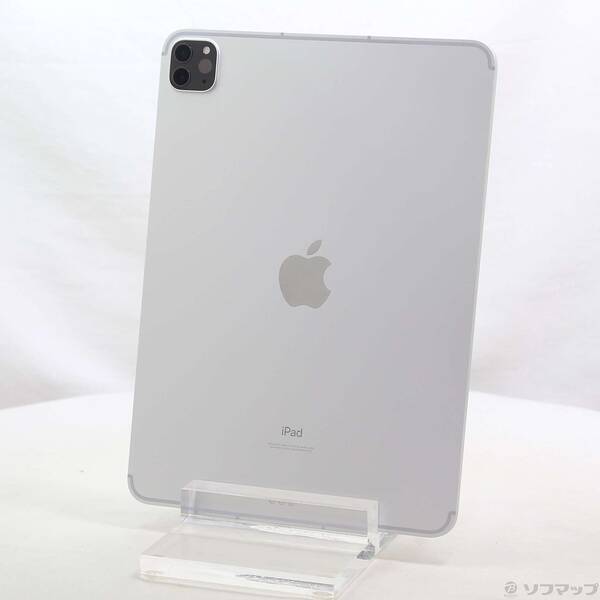 【中古】Apple(アップル) iPad Pro 11インチ 第3世代 256GB シルバー MHW83J／A docomoロック解除SIMフリー 【258-ud】