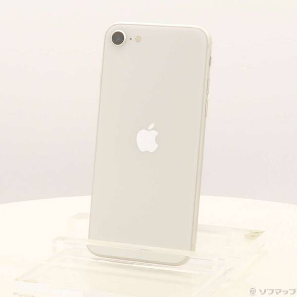 【中古】Apple(アップル) iPhone SE 第3世代 64GB スターライト MMYD3J／A SIMフリー 【349-ud】
