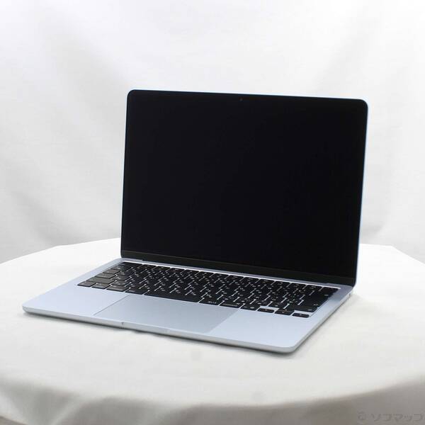 【中古】Apple(アップル) MacBook Air 13.6-inch Early-2025 MC6U4J／A Apple M4 10コアCPU_10コアGPU 16GB SSD512GB スカイブルー 〔macOS v26.3.2〕 【262-ud】