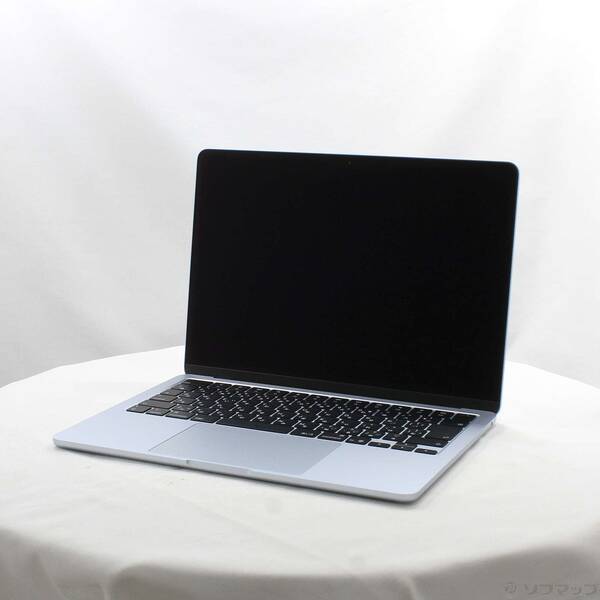 【中古】Apple(アップル) MacBook Air 13.6-inch Early-2025 MC6U4J／A Apple M4 10コアCPU_10コアGPU 16GB SSD512GB スカイブルー 〔macOS v26.3.2〕 【262-ud】
