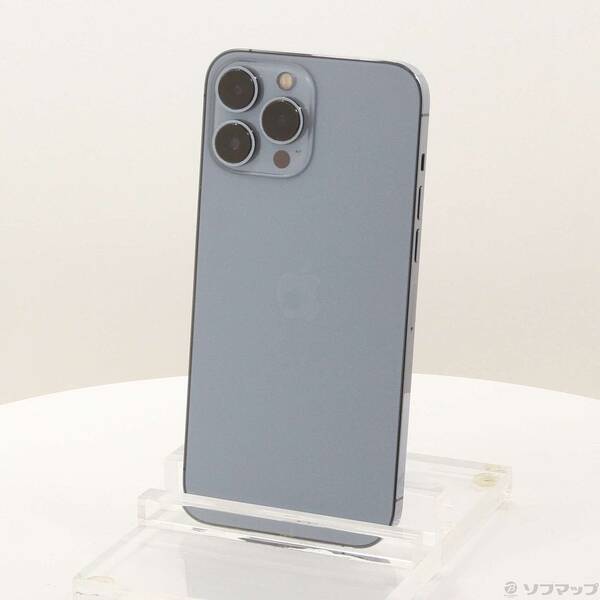 【中古】Apple(アップル) iPhone13 Pro Max 128GB シエラブルー MLJ73J／A SIMフリー 【258-ud】