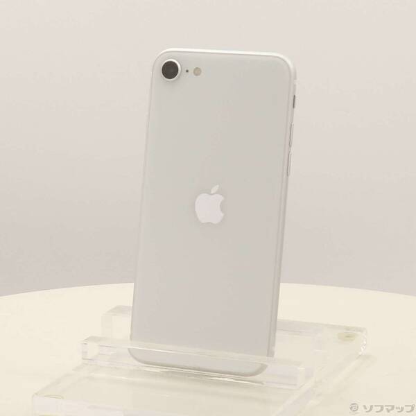 【中古】Apple(アップル) iPhone SE 第2時人 128GB 白いこと MXD12J／A SIM無償性 【196-ud】