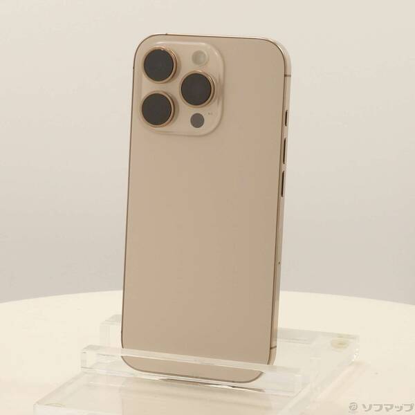 【中古】Apple(アップル) iPhone16 Pro 128GB デザートチタニウム MYMX3J／A SIMフリー 【305-ud】