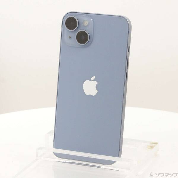 【中古】Apple(アップル) iPhone14 256GB ブルー MPWN3J／A SIMフリー 【269-ud】