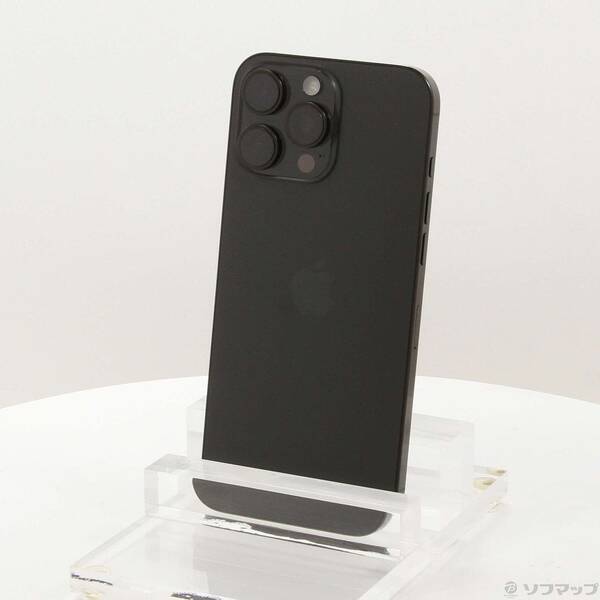 【中古】Apple(アップル) iPhone16 Pro Max 1TB ブラックチタニウム MYWQ3J/A SIMフリー 【344-ud】