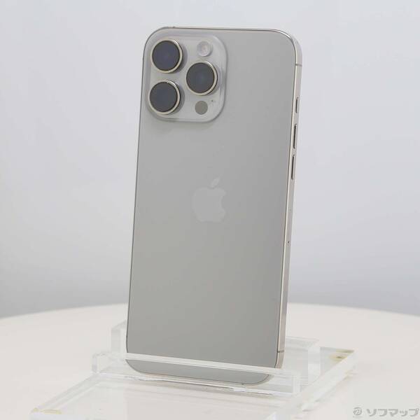 【中古】Apple(アップル) iPhone16 Pro Max 256GB ナチュラルチタニウム MYWK3J／A SIMフリー 【348-ud】