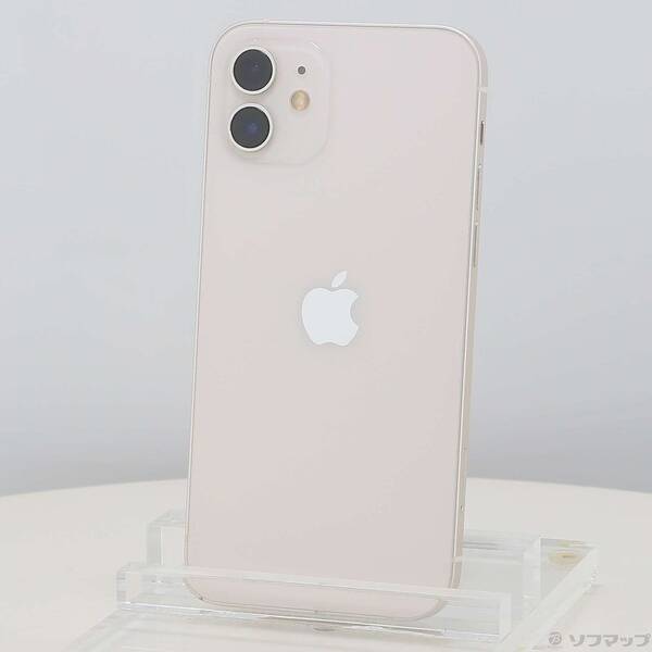 【中古】Apple(アップル) iPhone12 256GB ホワイト MGJ13J／A SoftBank 【276-ud】