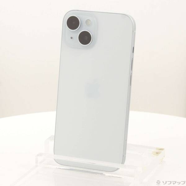 【中古】Apple(アップル) iPhone15 128GB ブルー MTML3J／A SIMフリー 【377-ud】