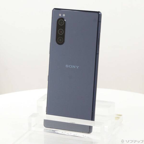 【中古】SONY(ソニー) Xperia 5 64GB ブルー SBXP5 SoftBank 【269-ud】