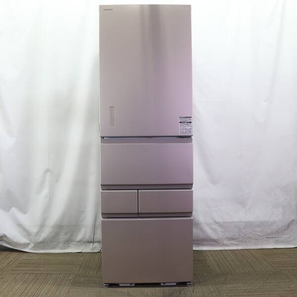 【中古】TOSHIBA(東芝) 〔見せびらかす品〕 電気冷蔵庫 VEGETA（ベジータ）GTMつづき物 エクリュゴールド GR-Y500GTM-NS ［幅60糎 ／501L ／5部屋の入り口 ／右食い違い手合い ／2025年］ 【348-ud】