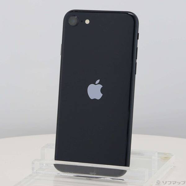 【中古】Apple(アップル) iPhone SE 第3世代 64GB ミッドナイト MMYC3J／A SIMフリー 【258-ud】