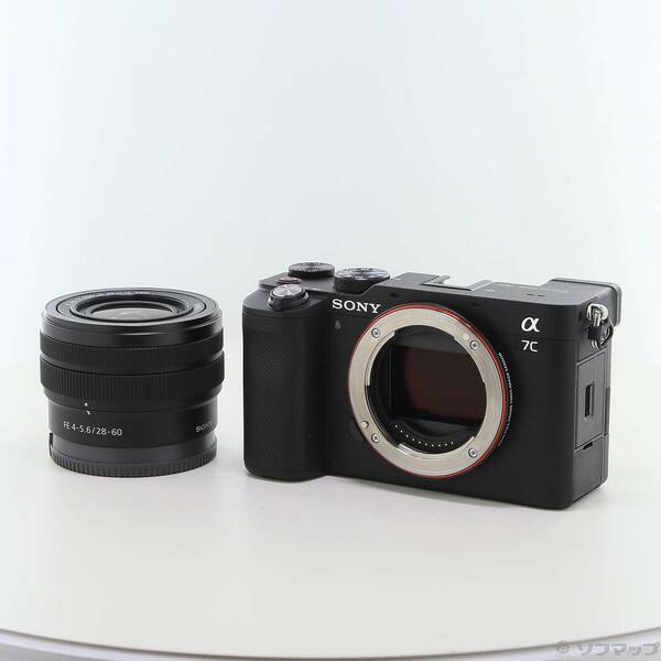 【中古】SONY(ソニー) α7C ズームレンズキット ブラック ILCE-7CL B 【262-ud】
