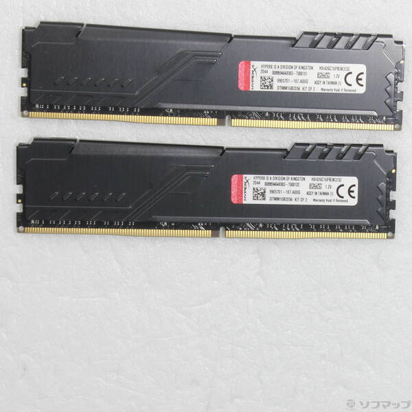 【中古】Kingston HX426C16FB3K2／32 32GB 16GB×2枚組 【344-ud】