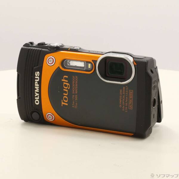 【中古】OLYMPUS(オリンパス) OLYMPUS STYLUS TG-860 Tough ORG (1600万絵素／5倍／オレンジ色) 【305-ud】