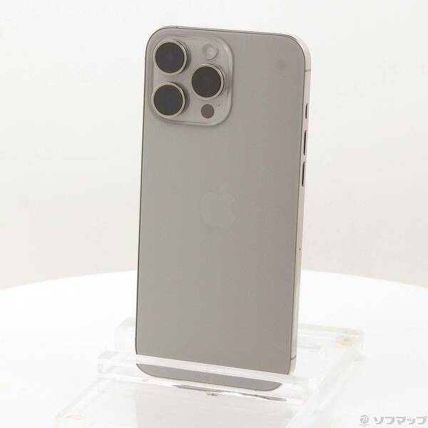 【中古】Apple(アップル) iPhone16 Pro Max 256GB ナチュラルチタニウム MYWK3J／A SIMフリー 【349-ud】