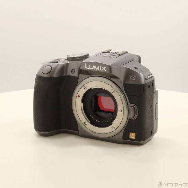 【中古】Panasonic(パナソニック) LUMIX DMC-G6-S 上半身 しろがね色 【262-ud】