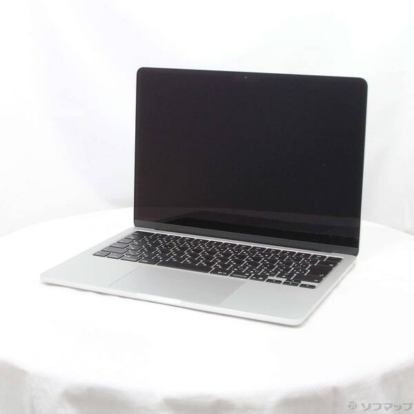 【中古】Apple(アップル) MacBook Air 13.6-inch Early-2025 MC654J／A Apple M4 10コアCPU_10コアGPU 24GB SSD512GB シルバー 〔26.3 Tahoe〕 【196-ud】