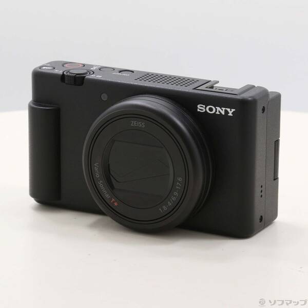 【中古】SONY(ソニー) 〔見せびらかす品〕 VLOGCAM ZV-1 II シューティンググリップキット 黒いこと 【258-ud】