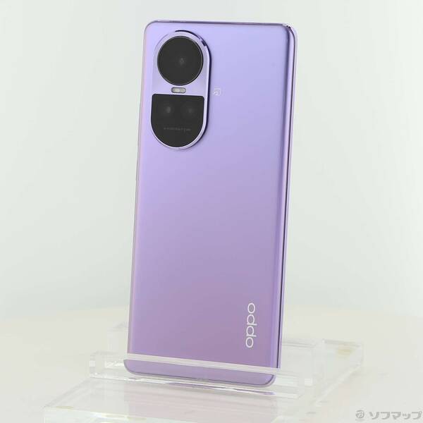 【中古】OPPO(オッポ) OPPO Reno10 Pro 5G 256GB グロッシーパープル CPH2541PL SIMフリー 【258-ud】