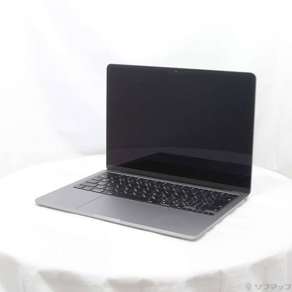 【中古】Apple(アップル) MacBook Air 13.6-inch Mid-2022 MLXX3J/A Apple M2 8コアCPU_10コアGPU 8GB SSD512GB スペースグレイ 〔26.3 Tahoe〕 【344-ud】
