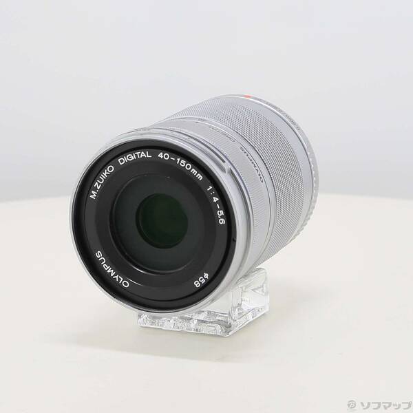 【中古】OM SYSTEM M.ZUIKO DIGITAL ED 40-150mm F4.0-5.6 R シルバー 【349-ud】