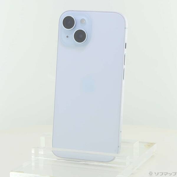 【中古】Apple(アップル) iPhone15 128GB ブルー MTML3J／A SIMフリー 【348-ud】