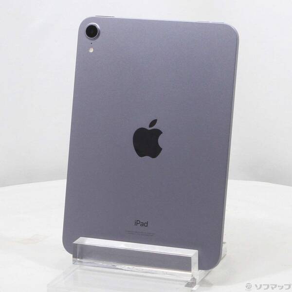 【中古】Apple(アップル) iPad mini 第6世代 64GB パープル MK7R3J／A Wi-Fi 【269-ud】
