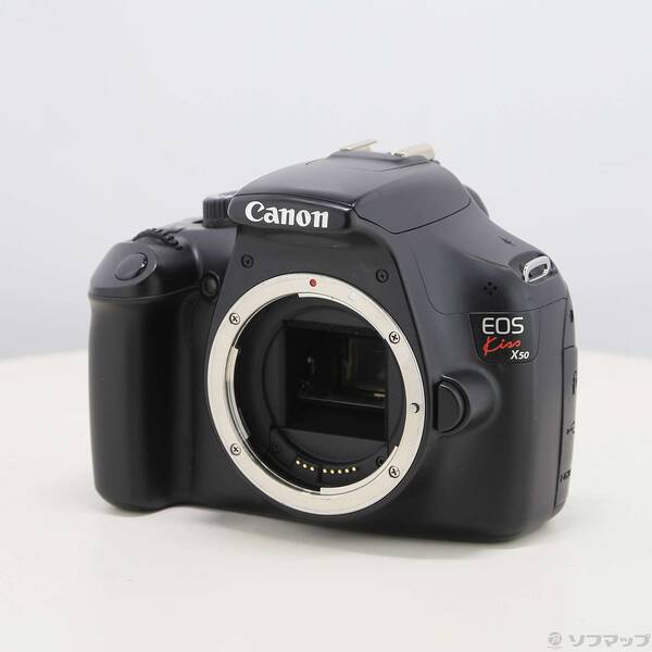 【中古】Canon(キヤノン) EOS Kiss X50 ボディ (1220万画素／ブラック／SDXC) 【262-ud】