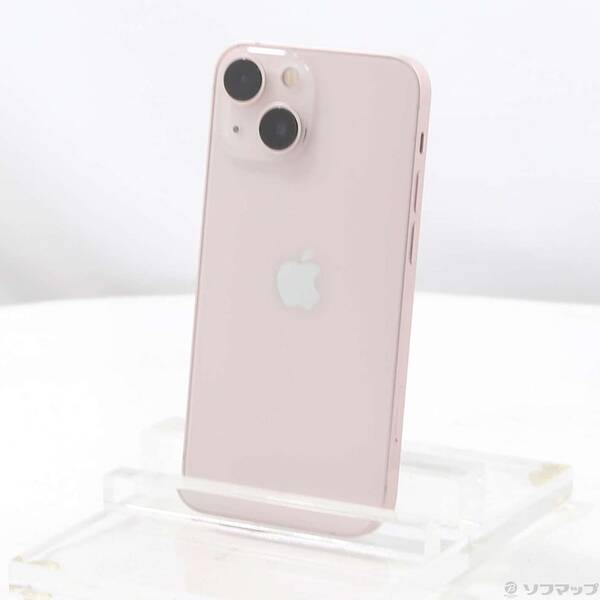 【中古】Apple(アップル) iPhone13 mini 128GB ピンク MLJF3J／A SIMフリー 【297-ud】